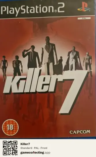 Killer7 PlayStation 2, PAL box front