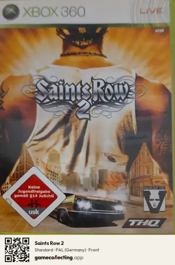 Saints Row 2 Xbox 360, Germany box front