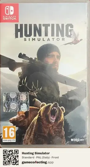Hunting Simulator Nintendo Switch, Italy box front