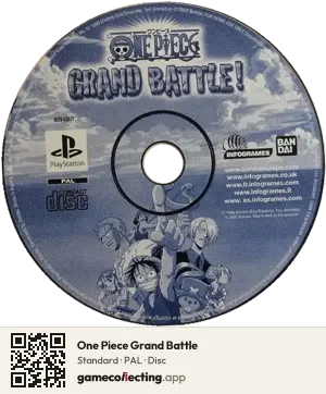 One Piece Grand Battle PlayStation, PAL disc