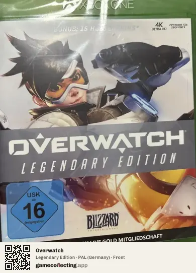 Overwatch Xbox One, Germany box front
