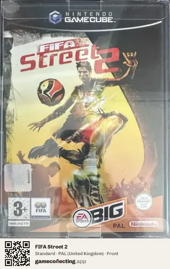 FIFA Street 2 Nintendo GameCube, United Kingdom box front