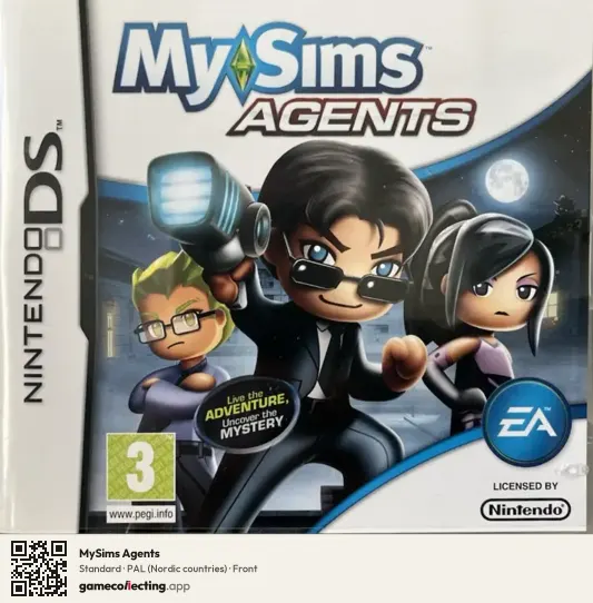 MySims Agents Nintendo DS, Nordic countries box front