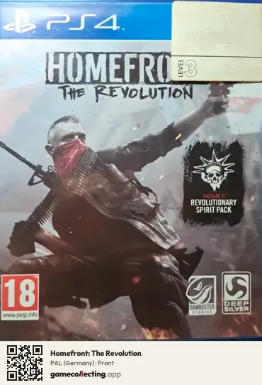 Homefront: The Revolution PlayStation 4, Germany box front
