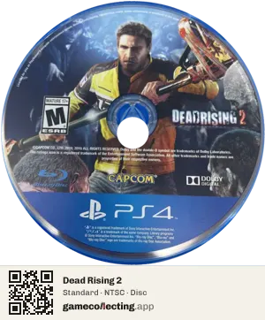 Dead Rising 2 PlayStation 4, NTSC disc