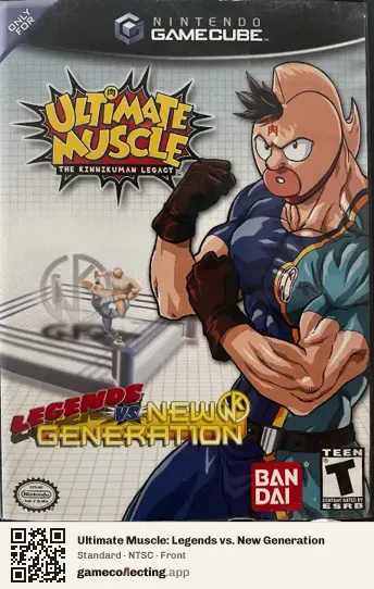 Ultimate Muscle: Legends vs. New Generation Nintendo GameCube, NTSC box front