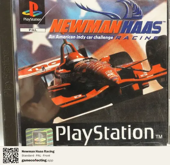 Newman Haas Racing PlayStation, PAL box front
