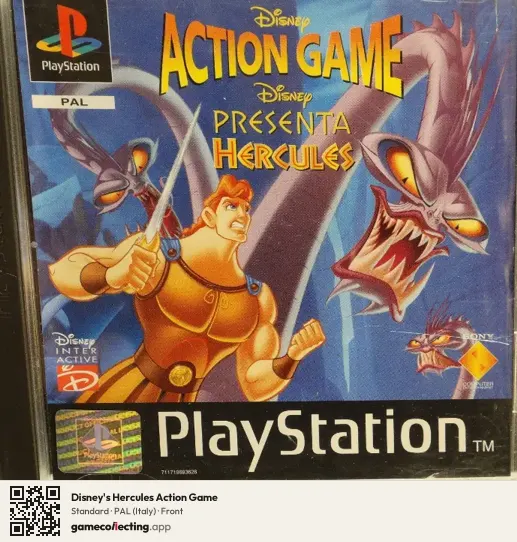 Disney's Hercules Action Game PlayStation, Italy box front