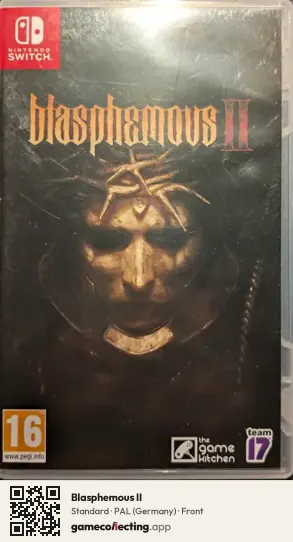 Blasphemous II Nintendo Switch, Germany box front