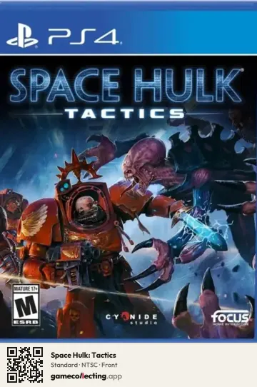 Space Hulk: Tactics PlayStation 4, NTSC box front