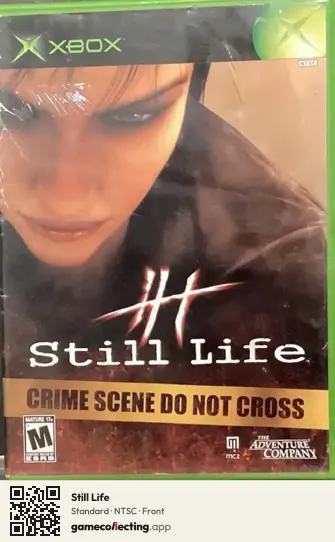 Still Life Xbox, NTSC box front