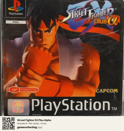 Street Fighter EX Plus Alpha PlayStation, Italy box front