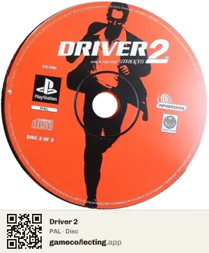 Driver 2 PlayStation, PAL disc