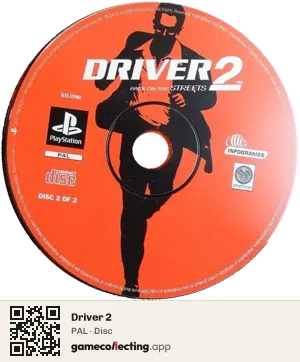 Driver 2 PlayStation, PAL disc