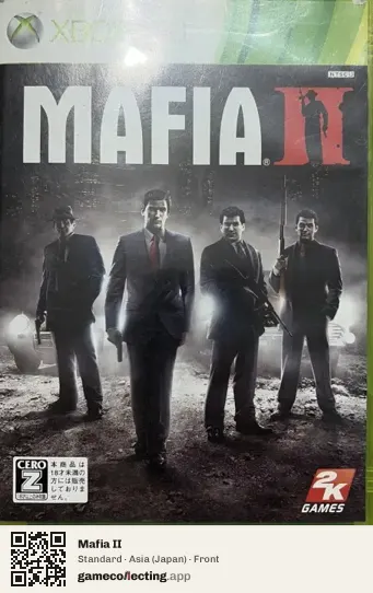 Mafia II Xbox 360, Asia box front