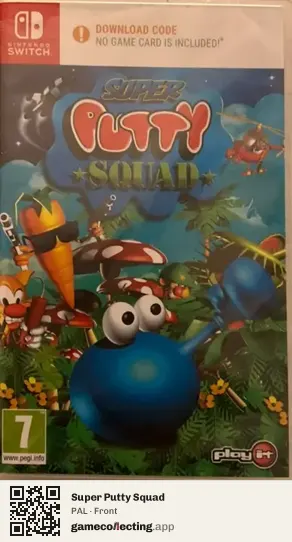 Super Putty Squad Nintendo Switch, PAL box front
