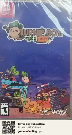 Turnip Boy Robs a Bank Nintendo Switch, NTSC box front