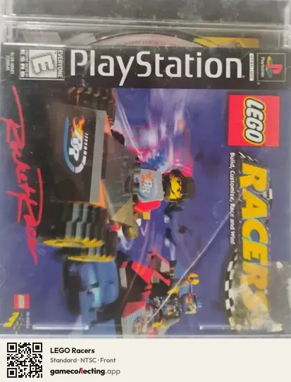 LEGO Racers PlayStation, NTSC box front
