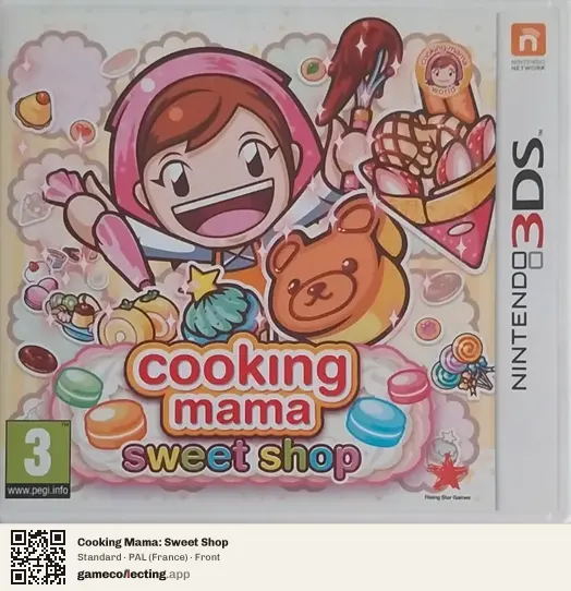 Cooking Mama: Sweet Shop Nintendo 3DS, France box front