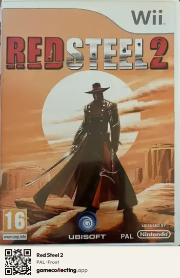 Red Steel 2 Nintendo Wii, PAL box front