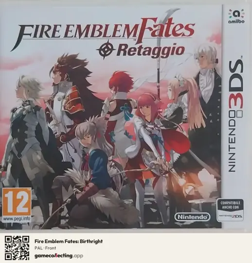 Fire Emblem Fates: Birthright Nintendo 3DS, PAL box front