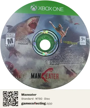 Maneater Xbox One, NTSC disc