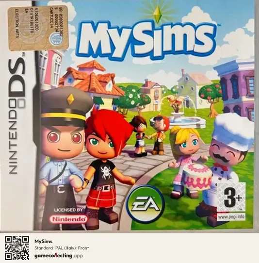 MySims Nintendo DS, Italy box front
