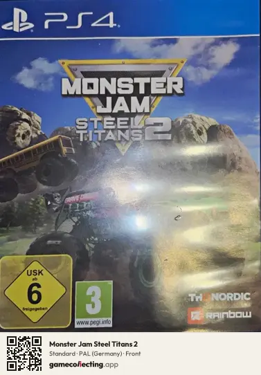 Monster Jam Steel Titans 2 PlayStation 4, Germany box front
