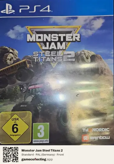 Monster Jam Steel Titans 2 PlayStation 4, Germany box front