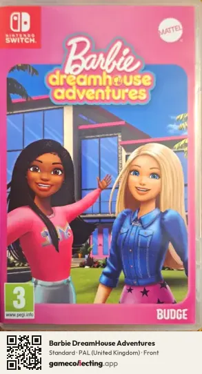 Barbie DreamHouse Adventures Nintendo Switch, United Kingdom box front