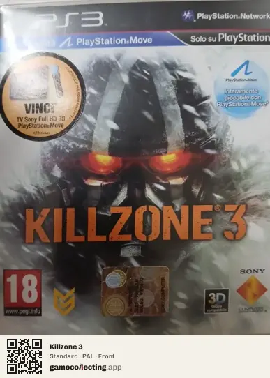 Killzone 3 PlayStation 3, PAL box front