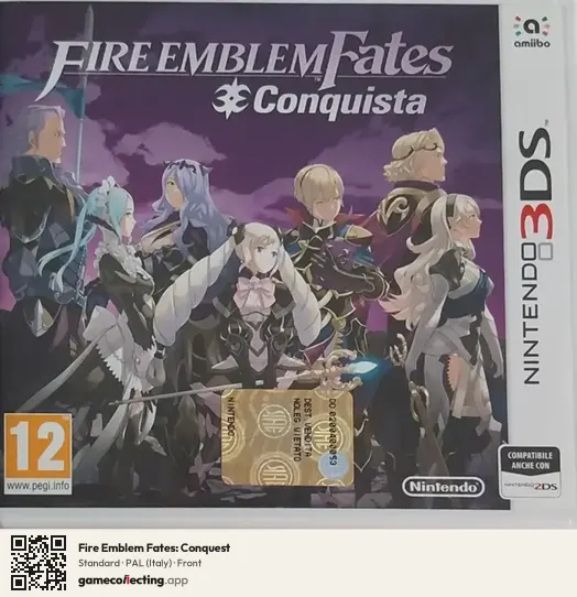Fire Emblem Fates: Conquest Nintendo 3DS, Italy box front