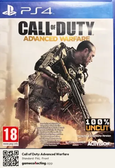 Call of Duty: Advanced Warfare PlayStation 4, PAL box front