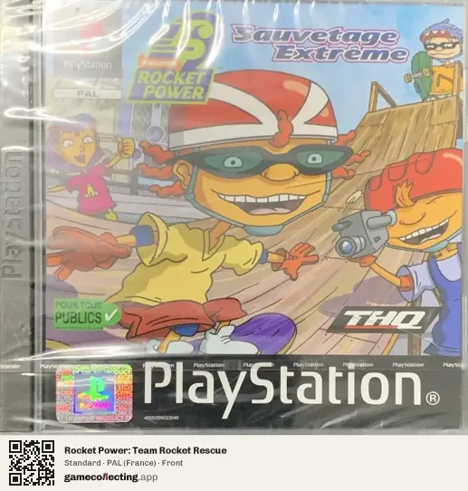 Rocket Power: Team Rocket Rescue PlayStation, France box front