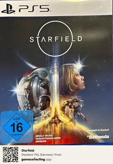 Starfield PlayStation 5, Germany box front