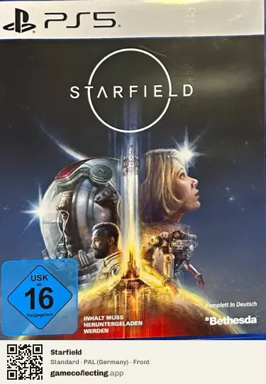 Starfield PlayStation 5, Germany box front