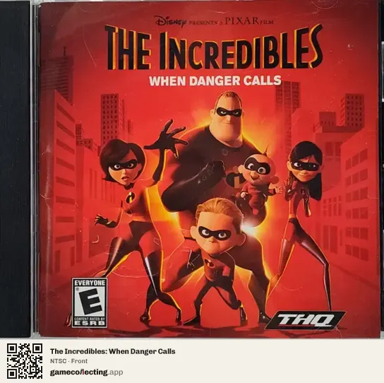 The Incredibles: When Danger Calls Computer, NTSC box front