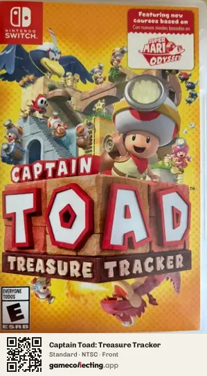 Captain Toad: Treasure Tracker Nintendo Switch, NTSC box front