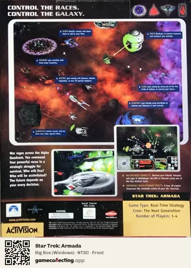 Star Trek: Armada Computer, NTSC box front