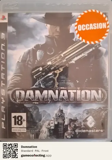 Damnation PlayStation 3, PAL box front
