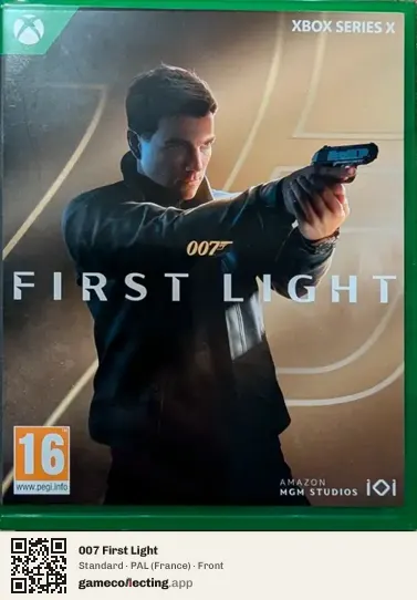 007 First Light Xbox Series X, France box front