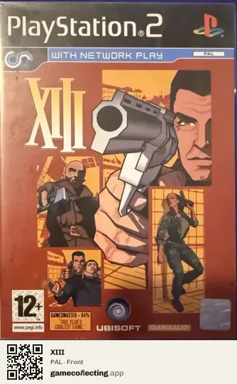 XIII PlayStation 2, PAL box front