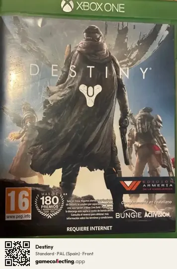 Destiny Xbox One, Spain box front