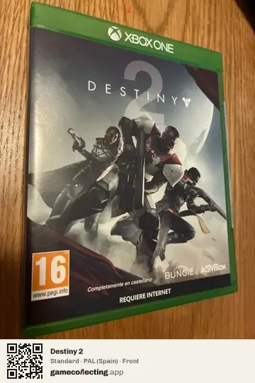 Destiny 2 Xbox One, Spain box front