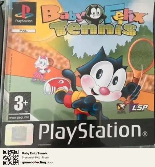Baby Felix Tennis PlayStation, PAL box front