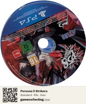Persona 5 Strikers PlayStation 4, PAL disc