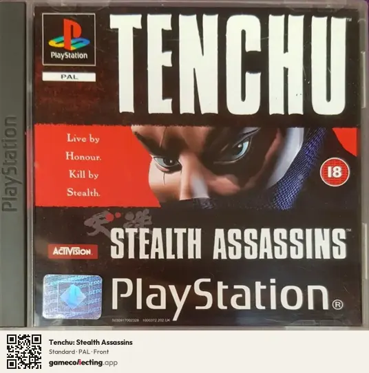 Tenchu: Stealth Assassins PlayStation, PAL box front