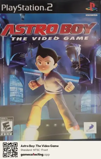 Astro Boy: The Video Game PlayStation 2, NTSC box front