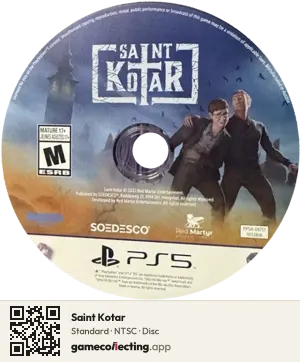 Saint Kotar PlayStation 5, NTSC disc