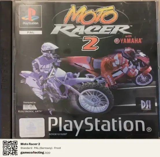 Moto Racer 2 PlayStation, Germany box front